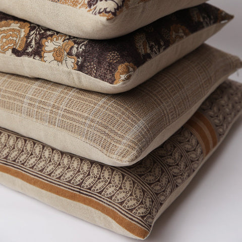 Filling Spaces Artful Traditionalist Bohemian Graphic Accent Throw Pillow - 18 x 18 - 20 x 20 - 22 x 22 - 24 x 24 - 26X 26 - 14 x 20 - 14 x 40 - 18 x 40 - 16 x 50