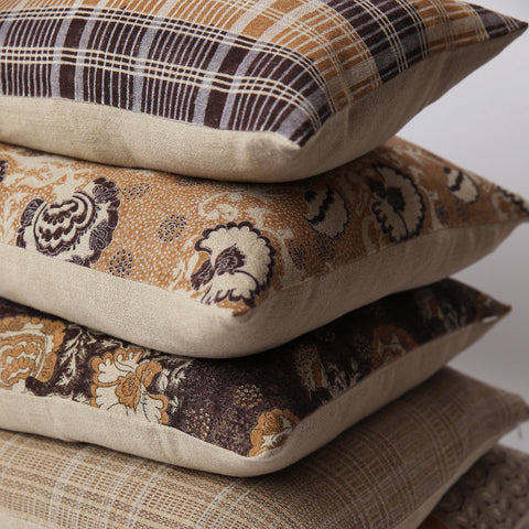 Filling Spaces Artful Traditionalist Bohemian Graphic Accent Throw Pillow - 18 x 18 - 20 x 20 - 22 x 22 - 24 x 24 - 26X 26 - 14 x 20 - 14 x 40 - 18 x 40 - 16 x 50