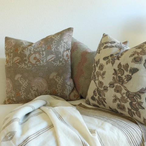 Filling Spaces Artful Traditionalist Bohemian Graphic Accent Pillow - 18 x 18 - 20 x 20 - 22 x 22 - 24 x 24 - 26X 26 - 14 x 20 - 14 x 40 - 18 x 40 - 16 x 50