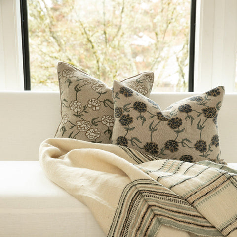 Filling Spaces Artful Traditionalist Handcrafted Lumbar Pillow Traditional - 18 x 18 - 20 x 20 - 22 x 22 - 24 x 24 - 26X 26 - 14 x 20 - 14 x 40 - 18 x 40 - 16 x 50