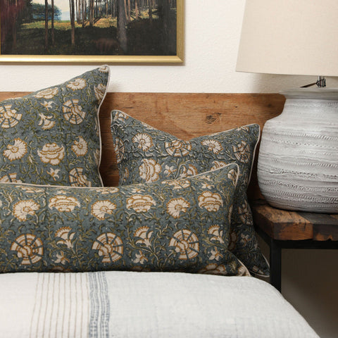 Filling Spaces Artful Traditionalist Bohemian Handcrafted Accent Throw Pillow - 18 x 18 - 20 x 20 - 22 x 22 - 24 x 24 - 26X 26 - 14 x 20 - 14 x 40 - 18 x 40 - 16 x 50