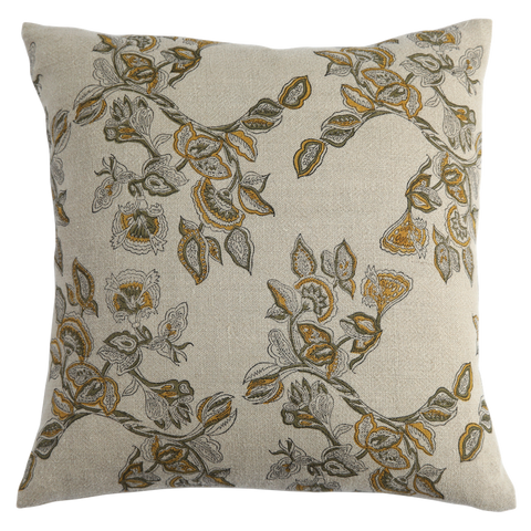 Filling Spaces Artful Traditionalist Embroidered Accent Throw Pillow - 18 x 18 - 20 x 20 - 22 x 22 - 24 x 24 - 26X 26 - 14 x 20 - 14 x 40 - 18 x 40 - 16 x 50