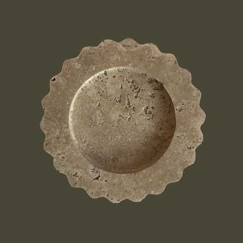 Sun Tray in Travertine