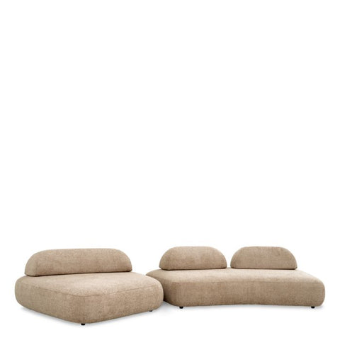Residenza Modular Sectional Curved Sofa in Contemporary Style