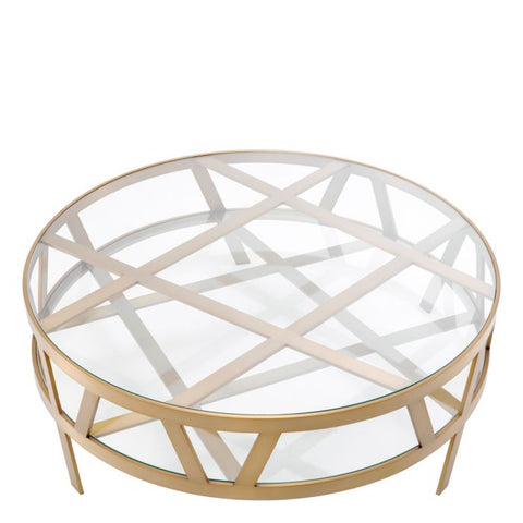 Eichholtz Timeless Minimalist Round Frame Coffee Table