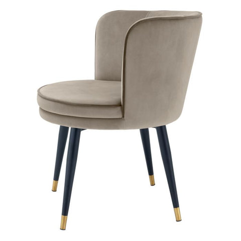 Timeless Minimalist Barrel Dining Armchair with Tapered Legs