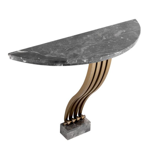 Eichholtz Artful Traditionalist Semi-Circle Marble Console