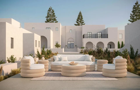 Lawn and Garden Modern Upholstered Platform Outdoor Furniture