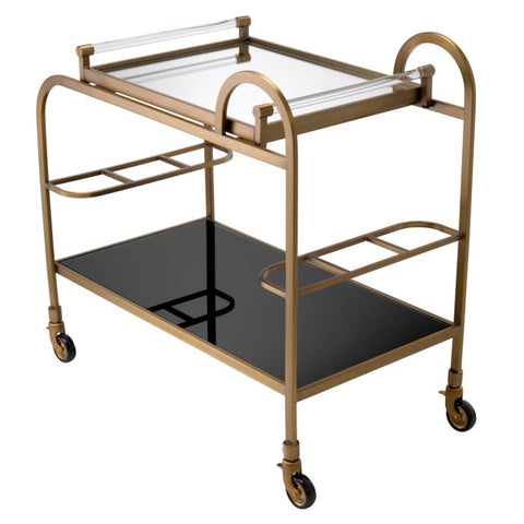 Montreuil Art Deco Bar Cart for Modern Storage