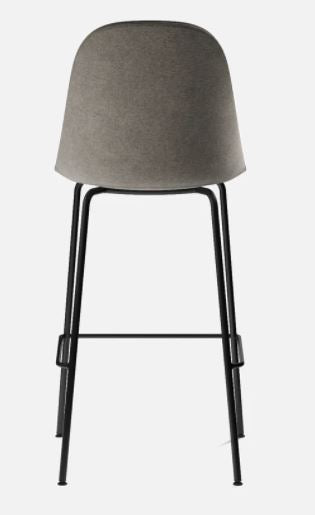 Timeless Minimalist Modern High Back Parsons Bar Stool