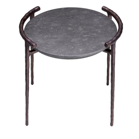 Eichholtz Space Saving Modern Round Marble Center Table