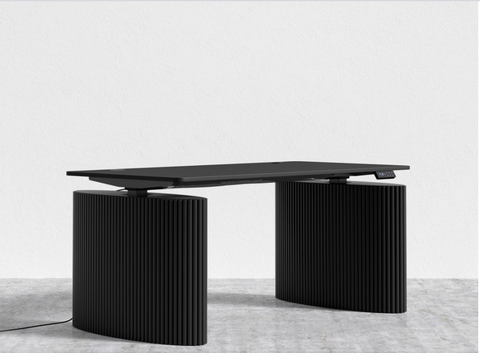 Rove Concepts Athena Timeless Minimalist Fluted Drum Table Accessory