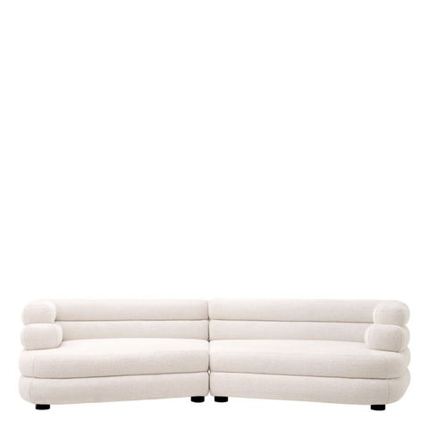 Malaga Contemporary L-Shape Chaise Sectional Sofa