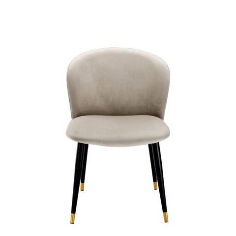 Timeless Minimalist Modern Upholstered Barrel Back Dining Side Chair