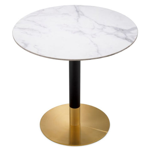 Timeless Minimalist Tulip Drum Marble Dining Table