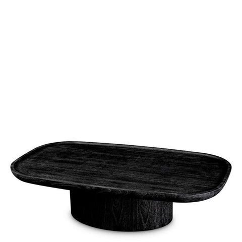 Eichholtz Timeless Minimalist Curved Drum Coffee Table