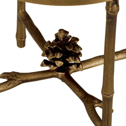 Eichholtz Space Saving Vintage Round Marble Center Table