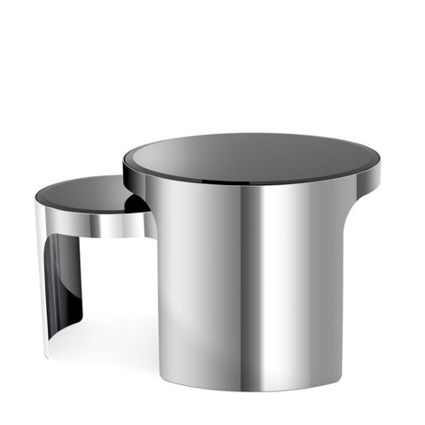 Eichholtz Space Saving Round Drum Modern Nesting Table Set