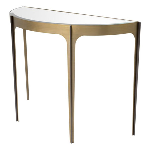 Eichholtz Timeless Minimalist Mid Century Semi-Circle Console