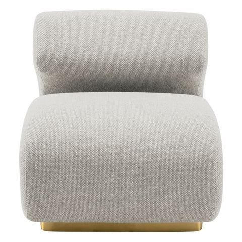 Timeless Minimalist Modern Armless Club Lounge Chair