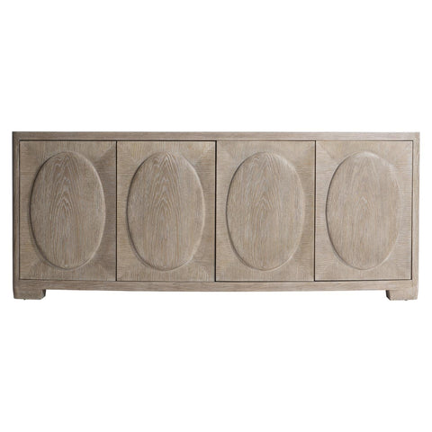 Aventura Washed Oak Buffet Cabinet for Contemporary Spaces