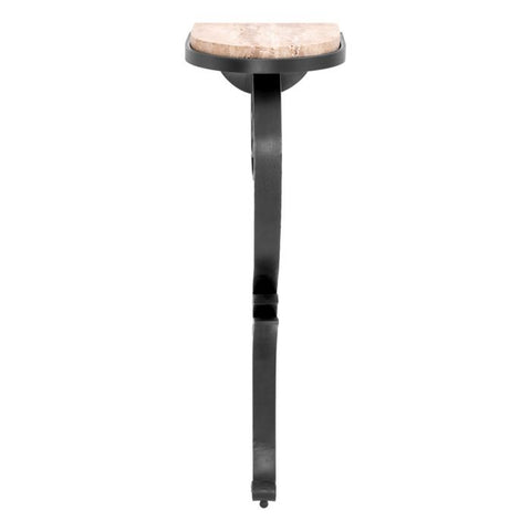 Decorating Essentials Contemporary Half Moon Pedestal Stand