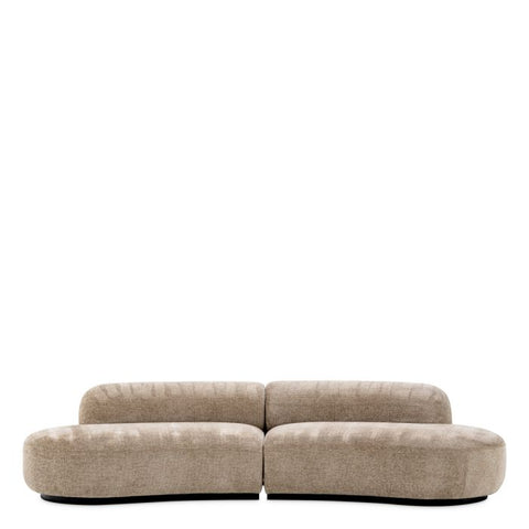 Björn Asymmetrical Curved Modular Sofa in Contemporary Style