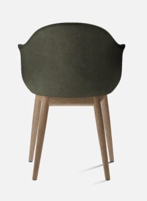 Timeless Minimalist Oak Barrel Back Dining Armchair