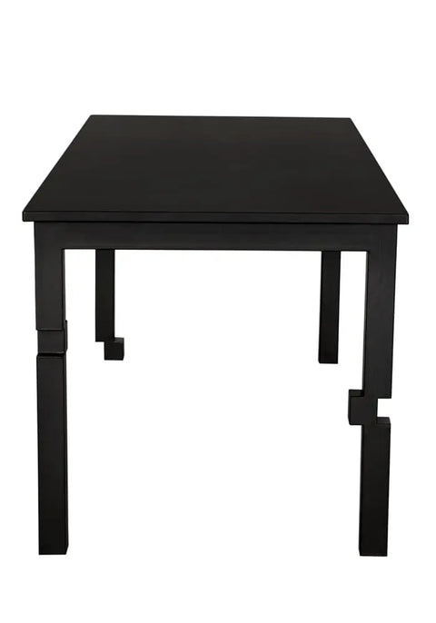 Noir Tetris Timeless Minimalist Modern Rectangle Dining Table