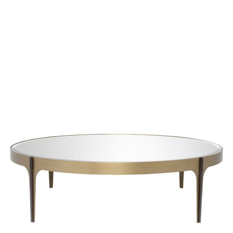 Eichholtz Timeless Minimalist Mid Century Round Coffee Table