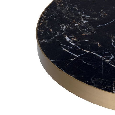 Eichholtz Timeless Minimalist Modern Curved Drum Coffee Table