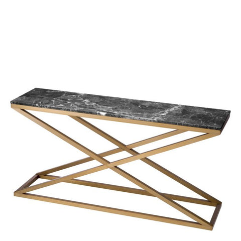 Eichholtz Timeless Minimalist Modern Marble Entryway Console