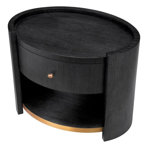 Eichholtz Space Saving Contemporary Curved Nightstand
