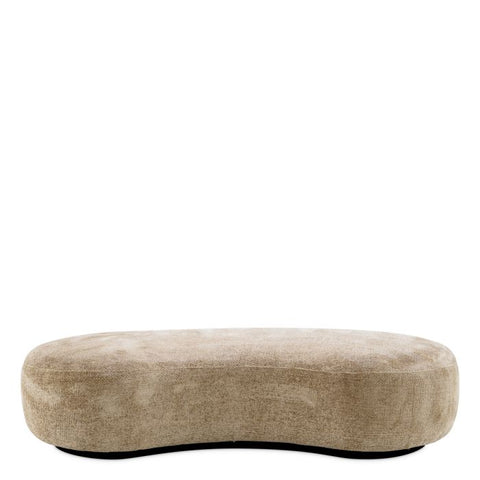Timeless Minimalist Upholstered Lounge Bench with Platform Foot