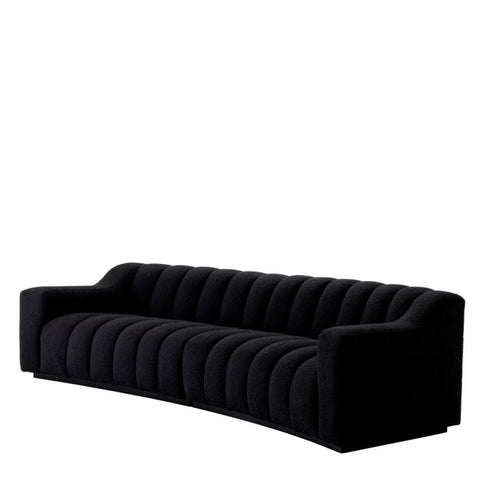 Kelly Modern Curved Standard Sofa with Armrests
