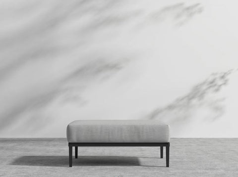 Francis Modern Cocktail Ottoman with Cushioned Seat