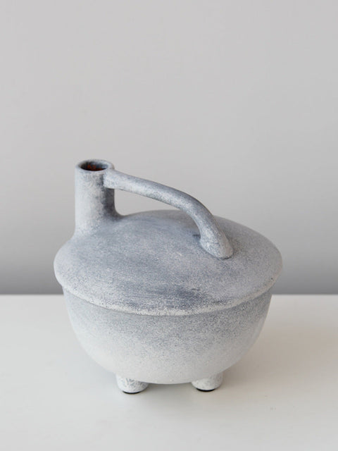 Decorating Essentials Handcrafted Asymmetrical Jug Vase in Matte Terracotta