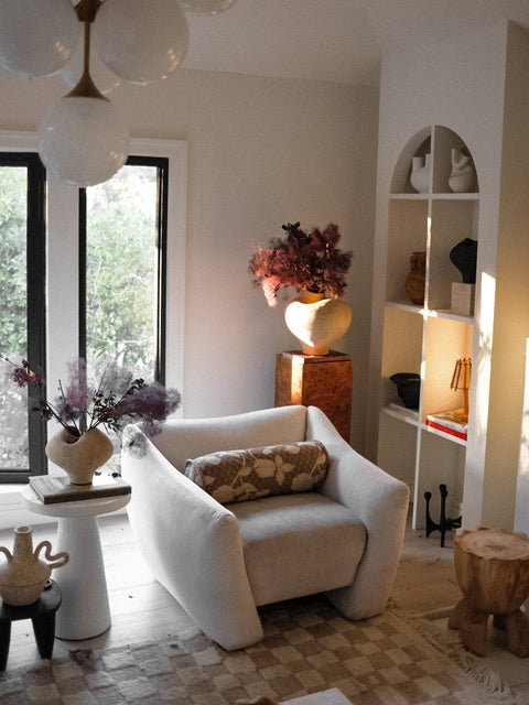 Artful Traditionalist Velvet Bolster Pillow Traditional