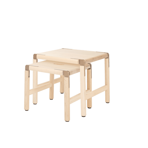 Minimalist Timeless Minimalist Space Saving Square Nesting Table
