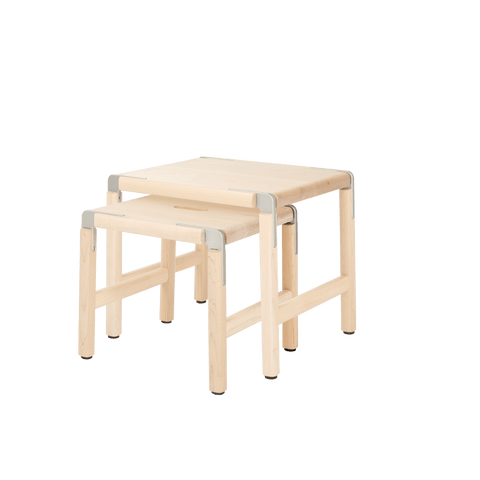 Minimalist Timeless Minimalist Space Saving Square Nesting Table