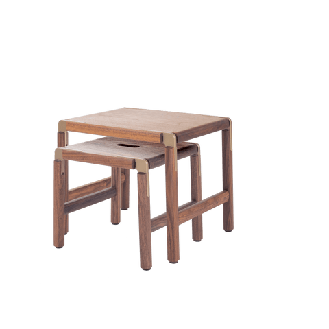 Minimalist Timeless Minimalist Space Saving Square Nesting Table