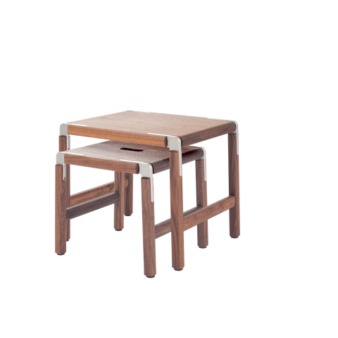 Minimalist Timeless Minimalist Space Saving Square Nesting Table
