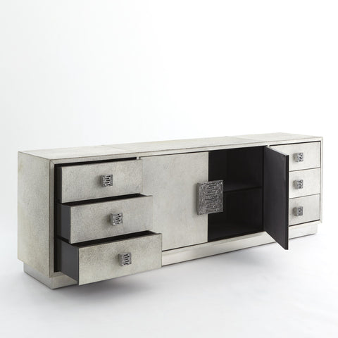 Metro Modern Accent Cabinet with Knob Handle