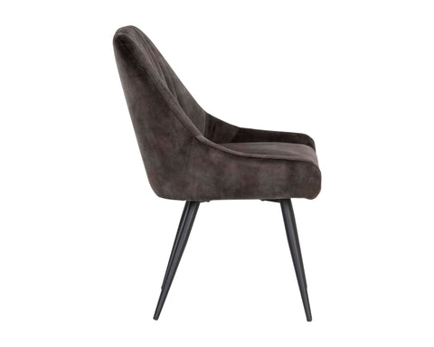 Timeless Minimalist Modern Upholstered Dining Armchair