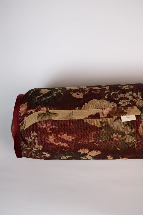 Powered by People Artful Traditionalist Vintage Bolster Cylinder Throw Pillow - 8 x 24 - 9 x 36 - 9 x 48