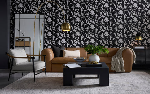 Cyril Contemporary Curved Arm Standard Sofa