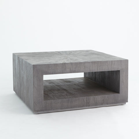 Studio A Timeless Minimalist Square Plinth Coffee Table