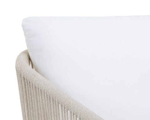 Modern Outdoor Living & Garden Upholstered Dining Armchair