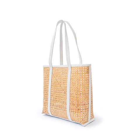 Handmade Geometric Open Top Tote