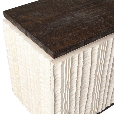 Emory Contemporary Two Tone Accent Cabinet